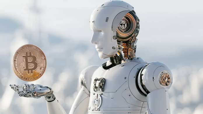 btc bitcoin ai robot budoucnost technologie usa midjourney nahledovy obrazek