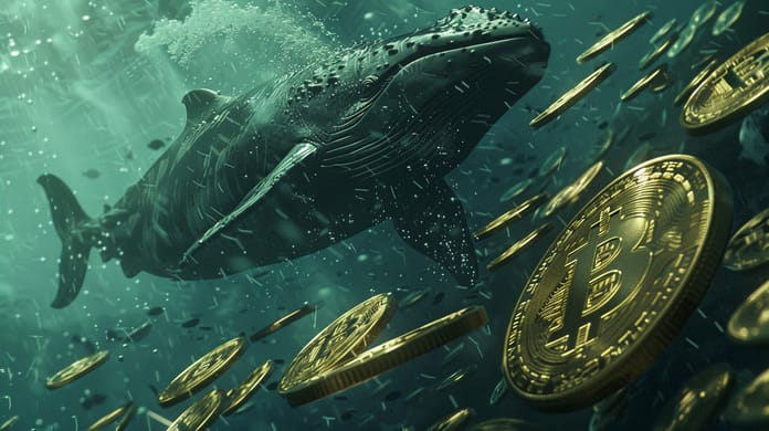 bitcoin btc velryba růst cena mince