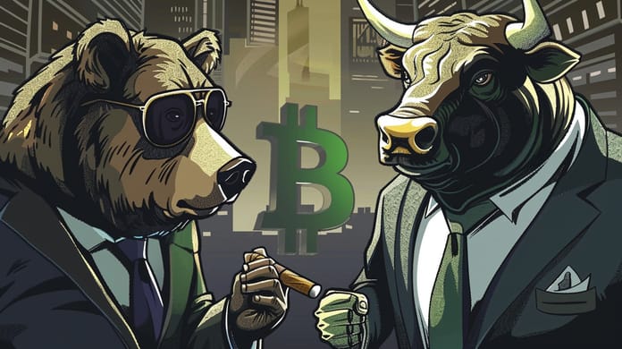 bitcoin medvědi býci cena usd