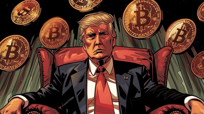volby usa bitcoin btc biden trump prezident