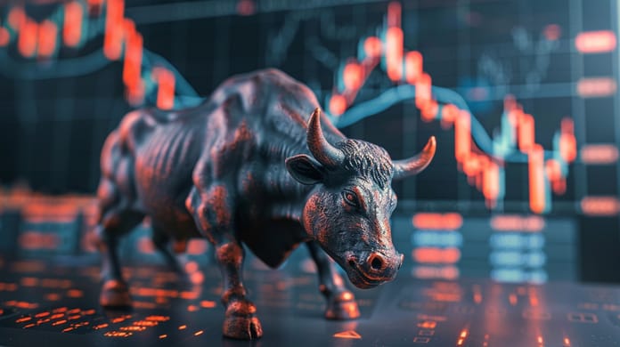 růst býk byčí trh