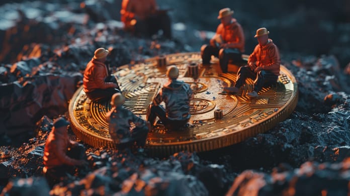 bitcoin btc těžba obtížnost hashrate pokles