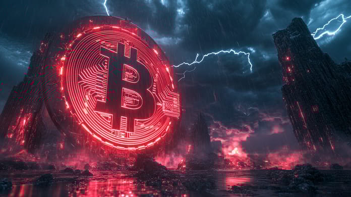 bitcoin btc pokles