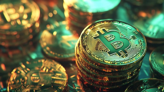 bitcoin btc mince hromada midjourney