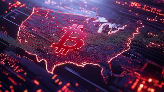 bitcoin btc mapa usa pokles midjourney