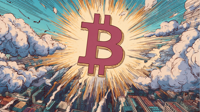 bitcoin btc logo Midjourney