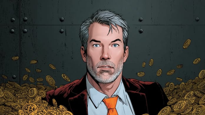 bitcoin btc strategy nakup strc Midjourney nahledovy obrazek