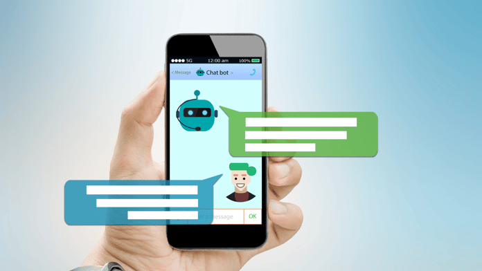 Chatbot v mobilním telefonu