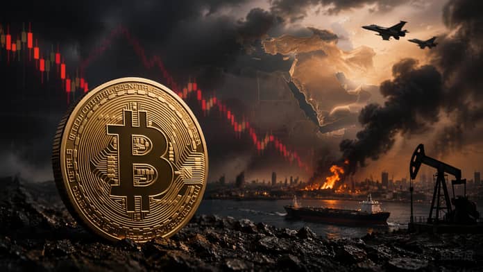 bitcoin ropa válka Irán dalle