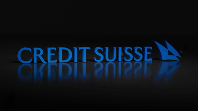 Credit Suisse logo černá