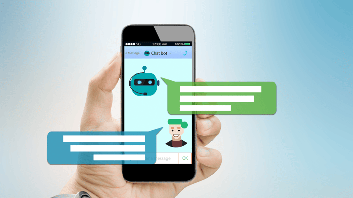 Chatbot v mobilním telefonu