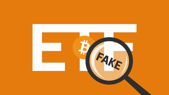 Bitcoin ETF falešná zpráva.