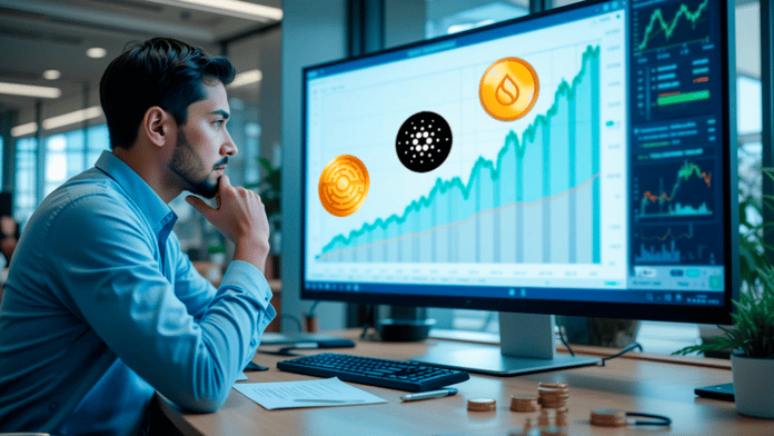 Předpovědi cen kryptoměn: SUI, ADA, MTAUR