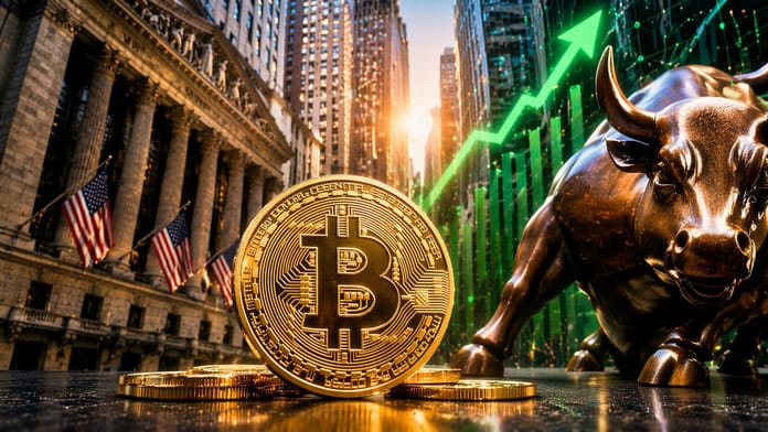 bitcoin Wall Street bye růst dalle