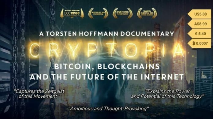 Nový film Cryptopia ukazuje přístup člověka k Bitcoinu, blockchainu a budoucnosti internetu