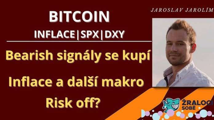 14.08.22 Video analýza: bitcoin, SPX, DXY – Bearish signály se kupí, risk off?