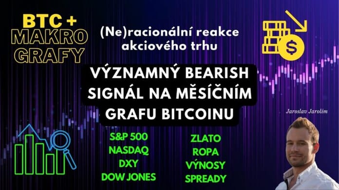 04.12.22 Video analýza: #Bitcoin + makro grafy – Významný bearish signál – (Ne)racionální akciový trh