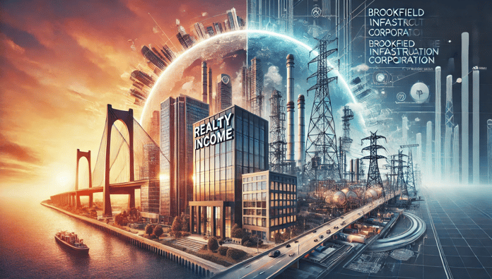 realty income a Brookfield Infrastructure Corporation