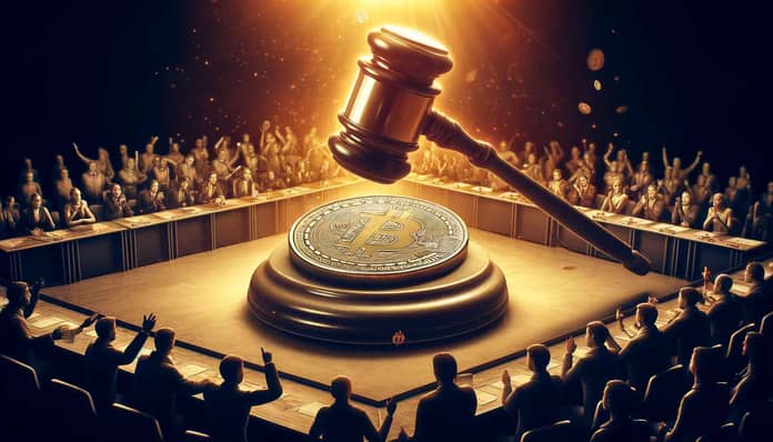 bitcoin aukce satoshi dalle