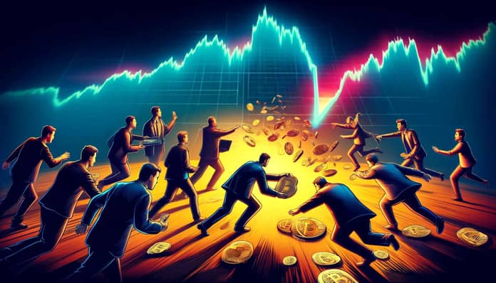 bitcoin cena propad mince dalle