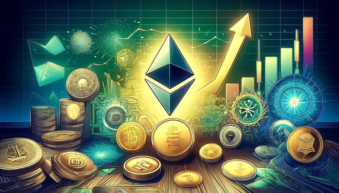 ethereum tokeny graf mince dalle
