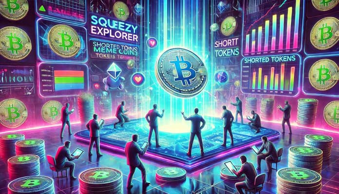 bitcoin, squeezy, futuristic, traders