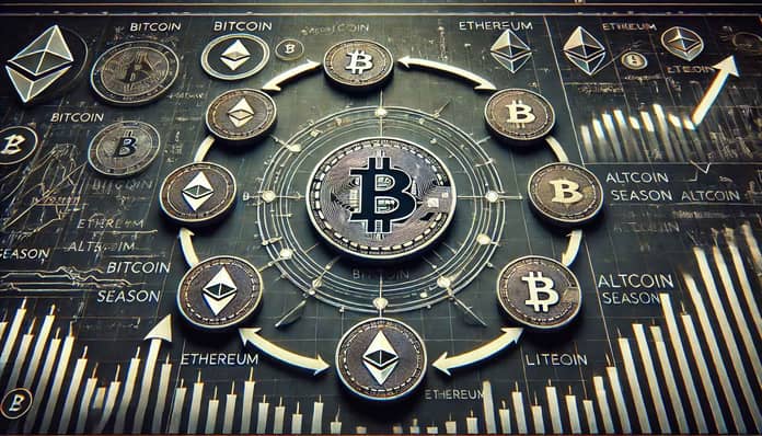 bitcoin, cyklus, eth