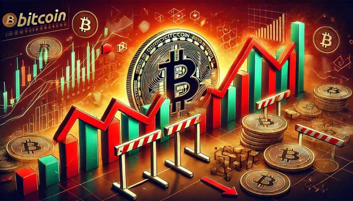 bitcoin, mince, překážky