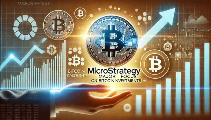 microstrategy, bitcoin, mince, ruka