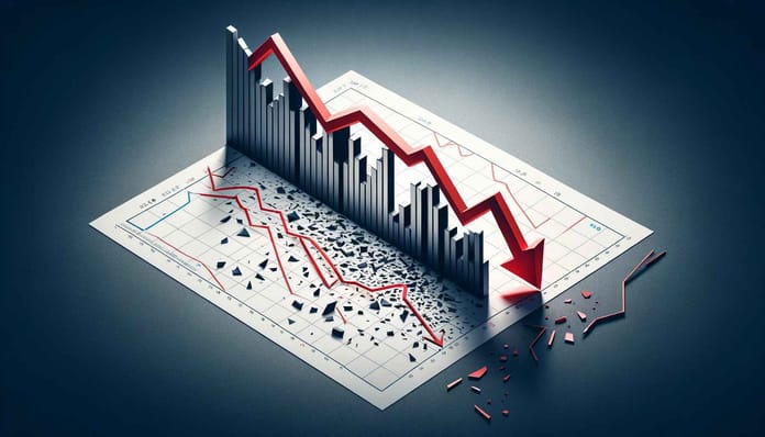graf recese dalle akcie sp500 citi