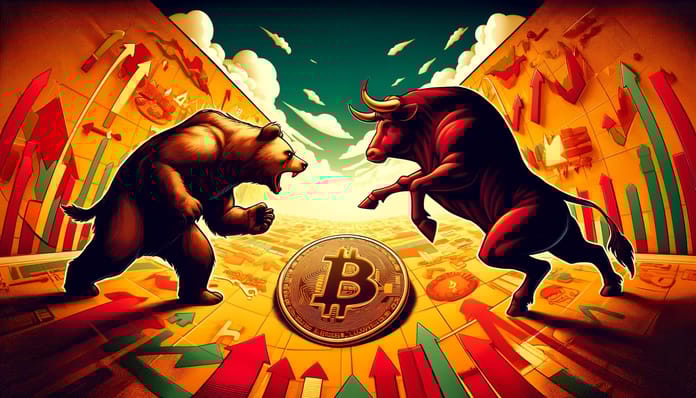 koncici opce, souboj o cenu BTC