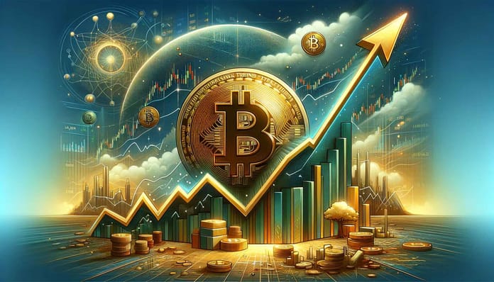 bitcoin graf dalle mince