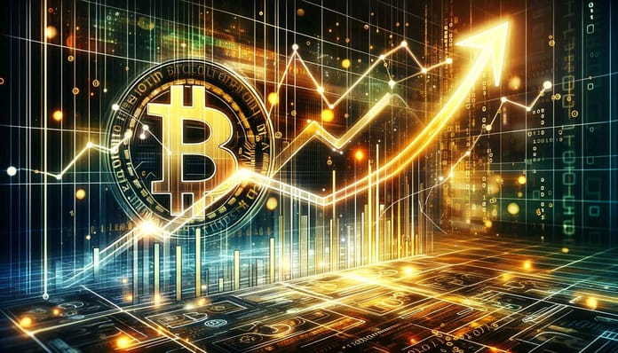 bitcoin graf cena dalle