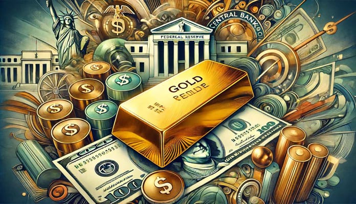 zlato, cihla, dolar, fed, penize