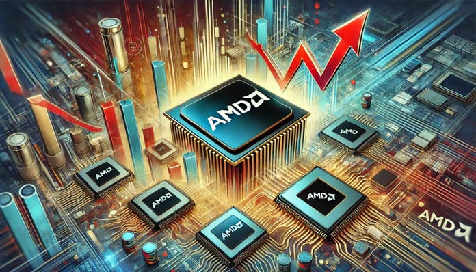 amd čipy akcie dalle