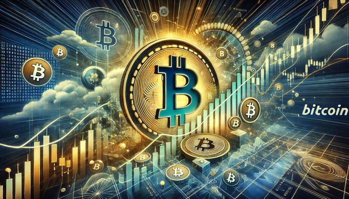 bitcoin, mince, graf