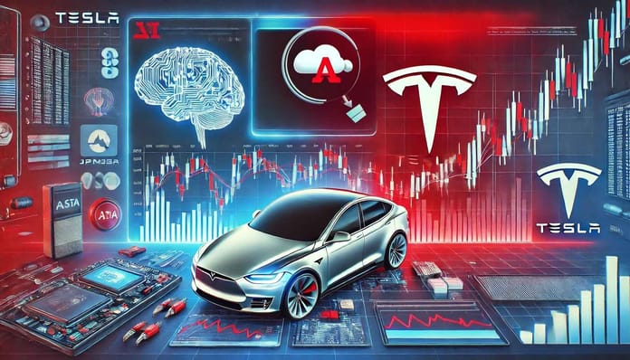 akcie, tesla, JPMorgan, trh