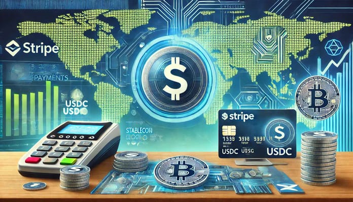 stripe, stablecoin, mapa, kalkulačka