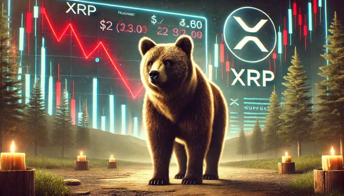 xrp, medvědí trh, korekce