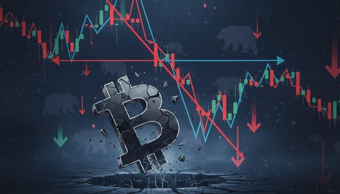 bitcoin analýza graf
