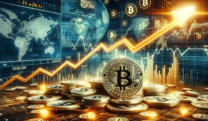bitcoin btc růst coinbase kryptoměna