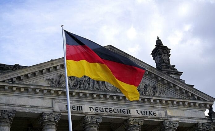 berlin nemecko flag germany