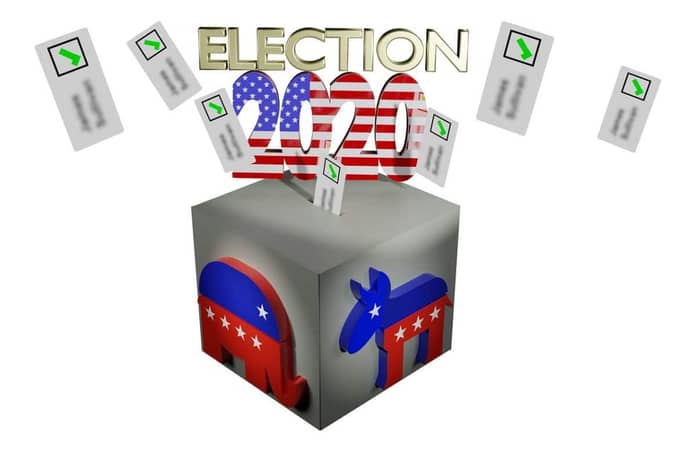 online volby, usa