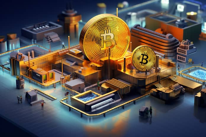 bitcoin těžba doly zlato usd