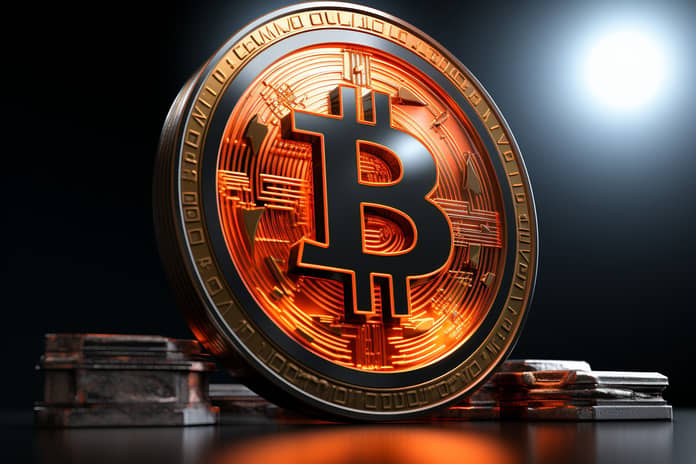 bitcoin logo kurz cena graf