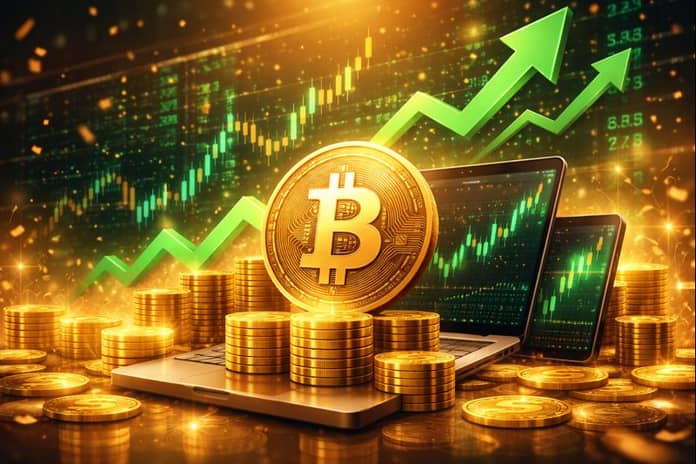 bitcoin růst dalle