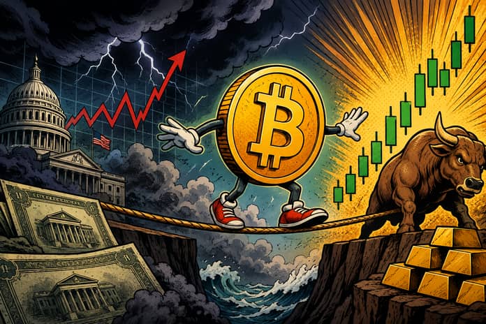Bitcoin mezi rizikem a ziskem