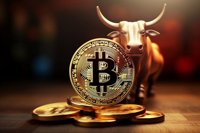 bitcoin bullrun býk mince token cena