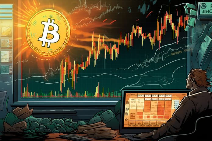 bitcoin trading chart růst graf obchodník usd likvidace