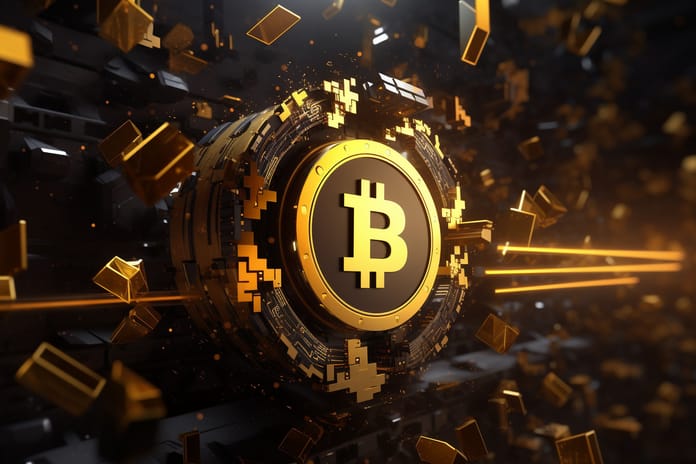 bitcoin kurz cena logo analýza graf etf